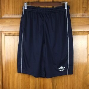 Umbro Mens S Soccer Shorts Navy Blue Athletic Training Performance Blokecore